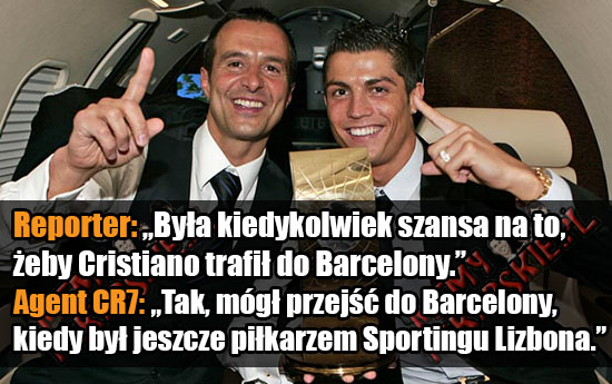 Agent CR7 o transferze Ronaldo do Barcelony Obrazki   
