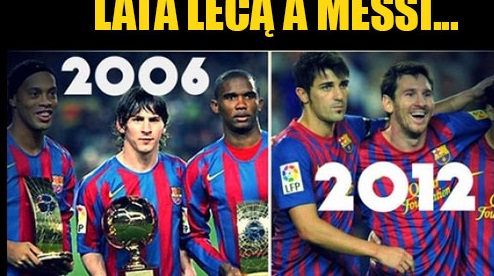 Lata lecą, a Messi... Obrazki   