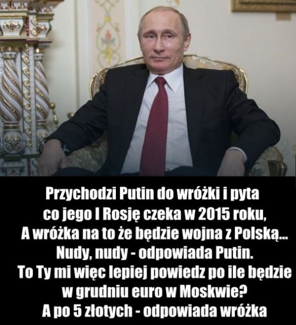 Putin u wróżki Obrazki   