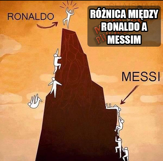 Tym się różnią Ronaldo i Messi Obrazki   