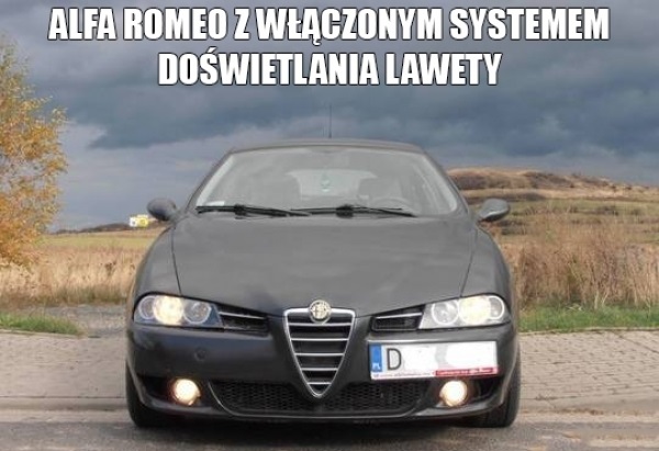 Alfa Romeo z włączonym… Obrazki   