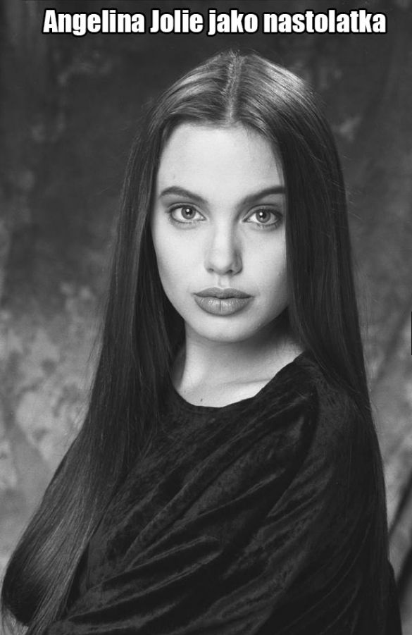 Angelina Jolie jako nastolatka Obrazki   