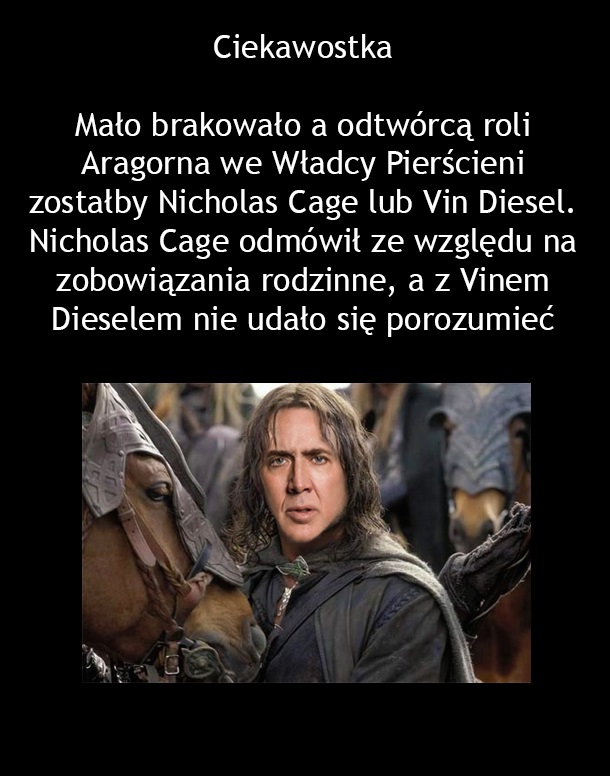 Nicholas Cage Aragonem xD Obrazki   