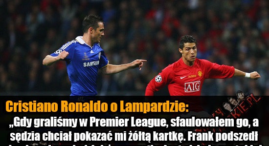 Cristiano Ronaldo o Franku Lampardzie Obrazki   