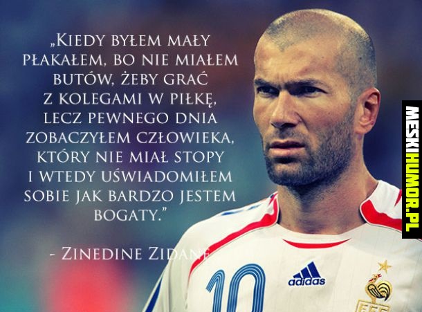 Historia z życia Zinedina Zidane'a Obrazki   