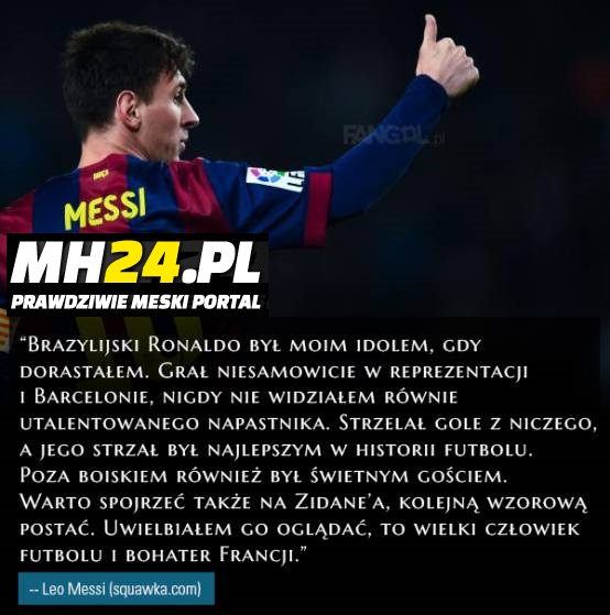 Leo Messi o swoich idolach Obrazki   