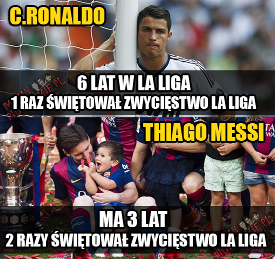 Mały Messi zawstydza Ronaldo Obrazki   