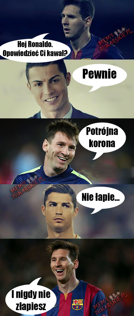 Messi trolluje CR7 Obrazki   