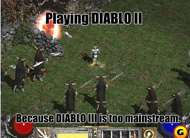 Playing Diablo II because... Obrazki   