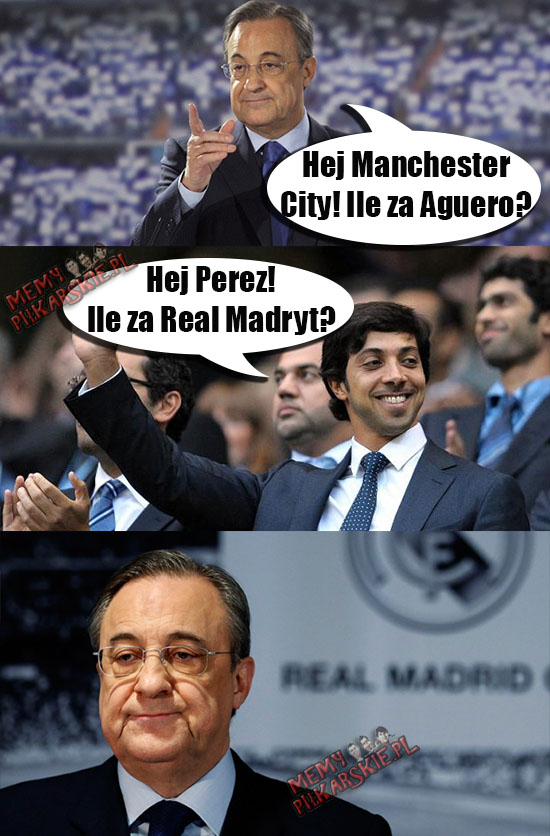 Rozmowa Prezydenta Realu i właściciela Manchesteru City Obrazki   