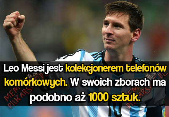 Leo Messi jest kolekcjonerem SMARTFONÓW !! Obrazki Sport   