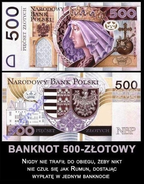 To dlatego banknot 500 zł nie trafił do obiegu Obrazki   