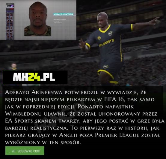 Najsilniejszy piłkarz w FIFA 16 Obrazki Sport   