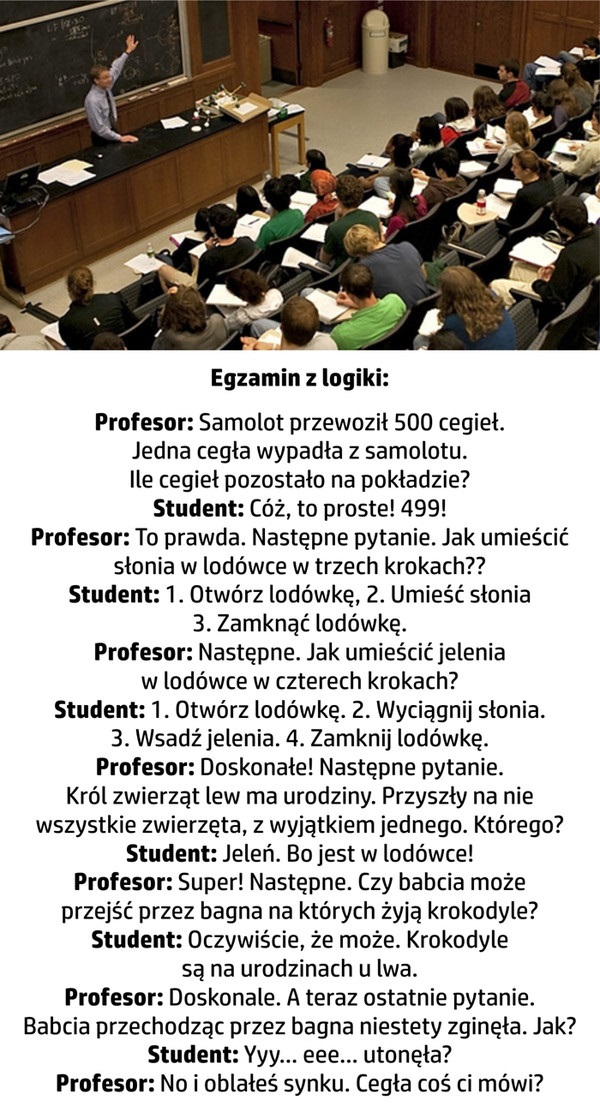 Profesor zagina studenta Obrazki   