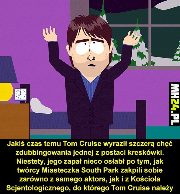 Tom Cruise chciał dubbingować postać w South Park Obrazki   
