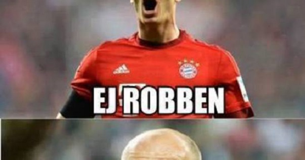 Lewandowski żartuje sobie z Robbena