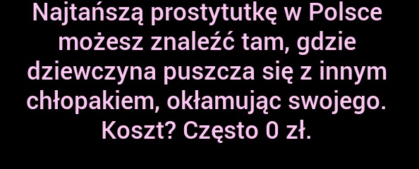 Najtańszą prostytutkę w Polsce możesz znaleźć tam, gdzie... Obrazki   