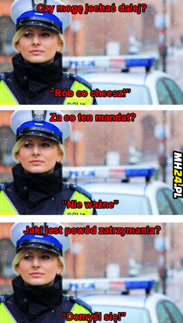 Typowa kobieta jako policjantka Obrazki   