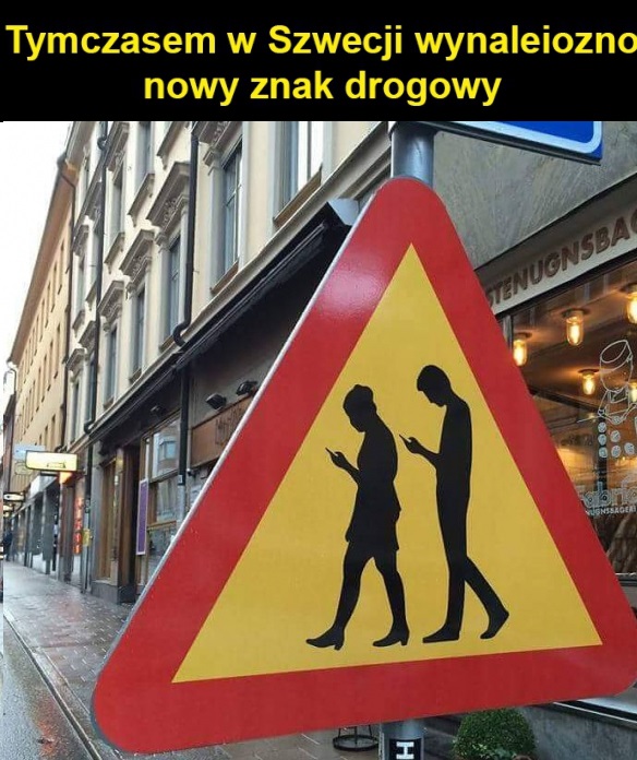 Nowy znak drogowy w Szwecji Obrazki   