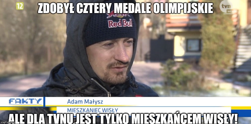 Tak TVN podsumował Małysza... Sport   