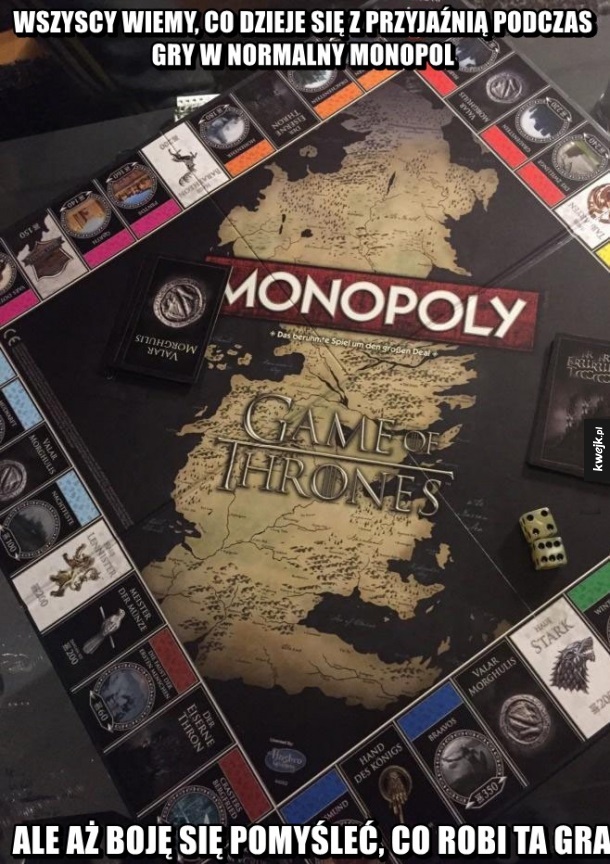 Gra o tron - Monopoly Obrazki   