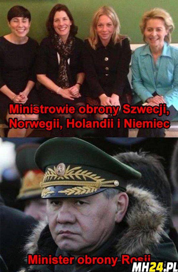 Tym się różni Minister obrony Rosji od pozostałych... Obrazki   