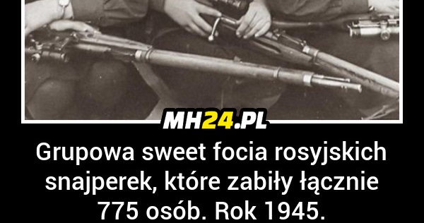 Grupowa sweet focia rosyjskich snajperek, które zabiły 775 osób. Rok 1945.