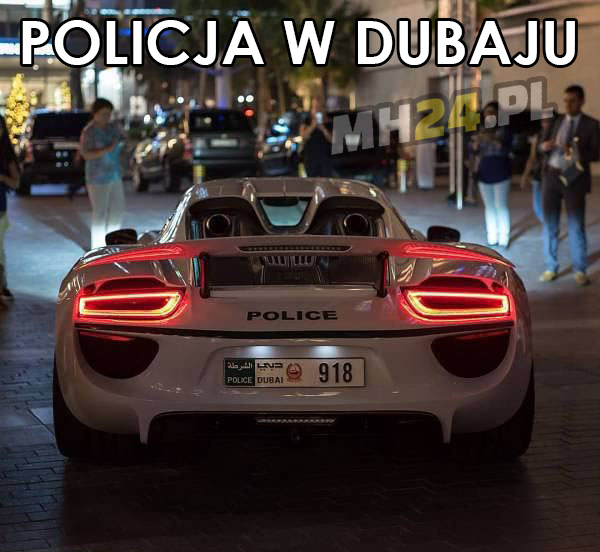 Policja w Dubaju Motoryzacja   