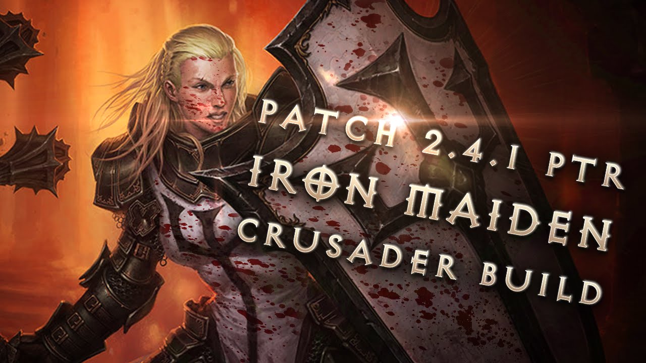 Diablo 3 2.4.1 Crusader Build: Iron Maiden GR 92+ (PTR, Season 6) Video   