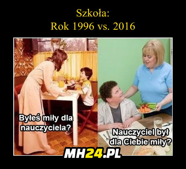 Smutna różnica między rokiem 1996 i 2016 Obrazki   