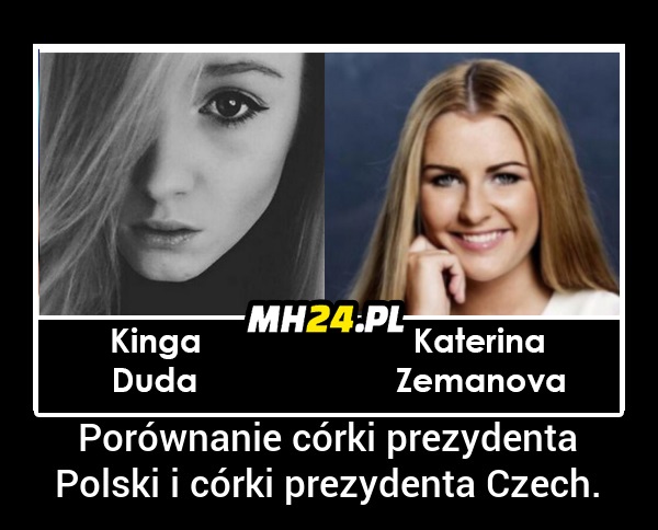 Porównanie córek prezydentów Czech i Polski Obrazki   