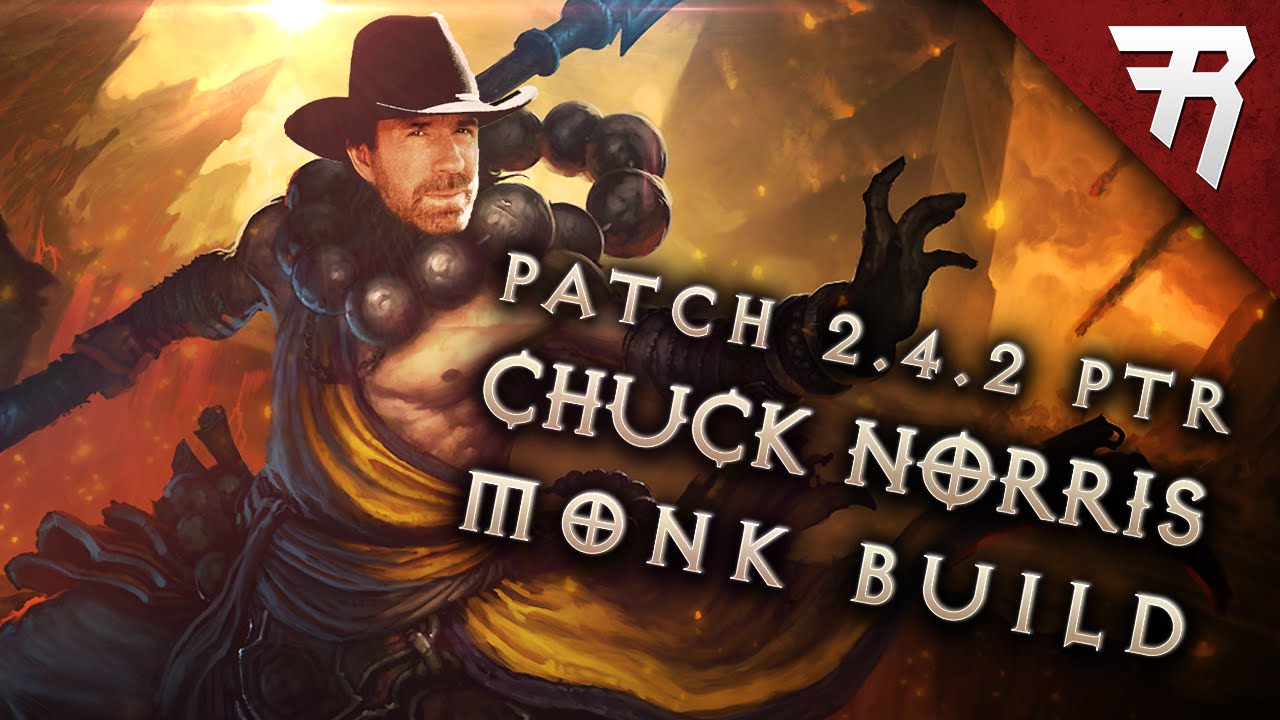 Diablo 3 2.4.2 Monk Build: Chuck Norris GR 91+ (PTR, Season 7) Video   