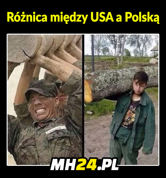 Różnica między USA a Polską Obrazki   