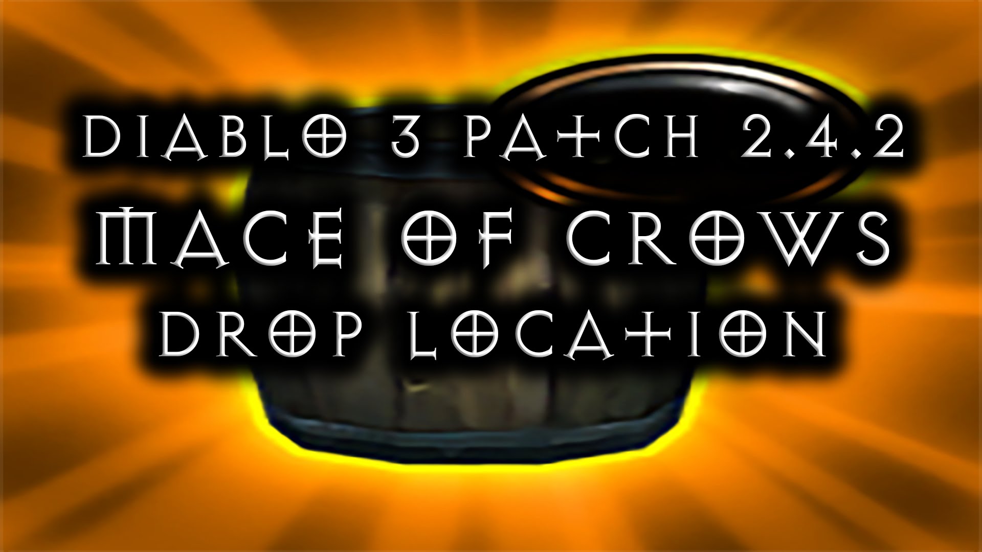 Diablo 3 Mace of Crows | 1H Mace | New Transmog Patch 2.4.2 | PTR Video   