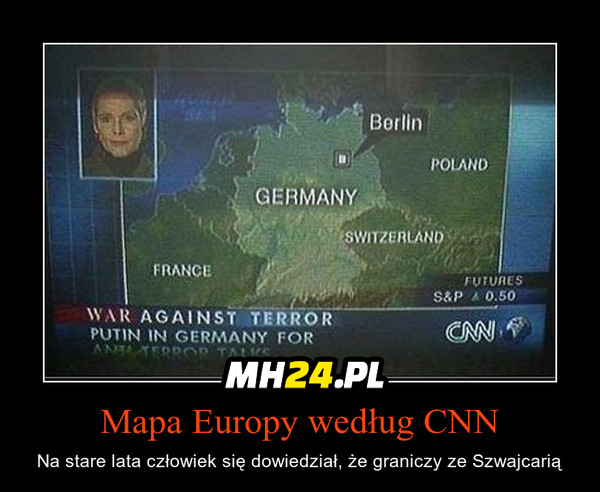 Mapa Europy według CNN