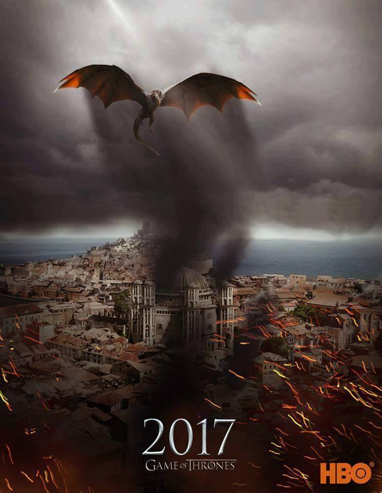 Niesamowity plakat reklamujący 7. sezon  Gry o Tron Obrazki   