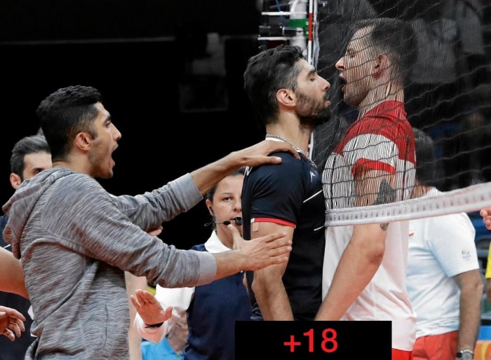 Podczas meczu Polska - Iran zrobiło się gorąco xD Sport   