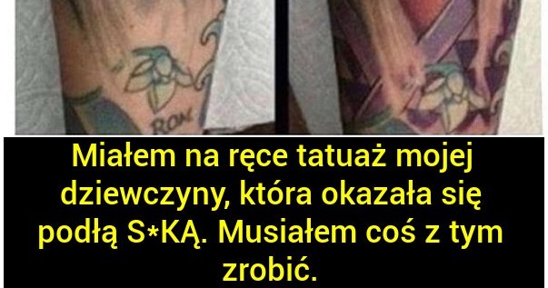 Mistrzowska przeróbka tatuażu z wizerunkiem byłej dziewczyny kolesia xD Obrazki   