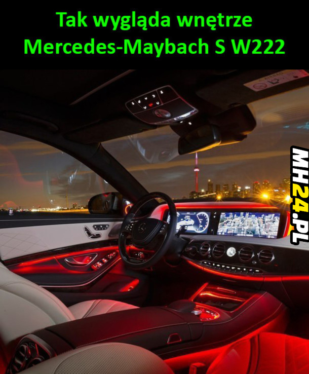Wnętrze Mercedes-Maybach S W222