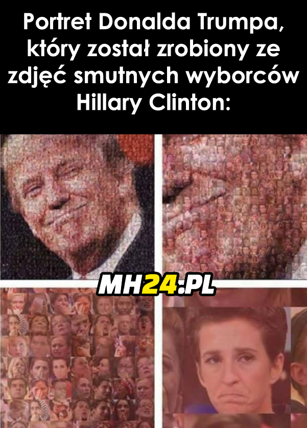 Portret Trumpa xD Obrazki   