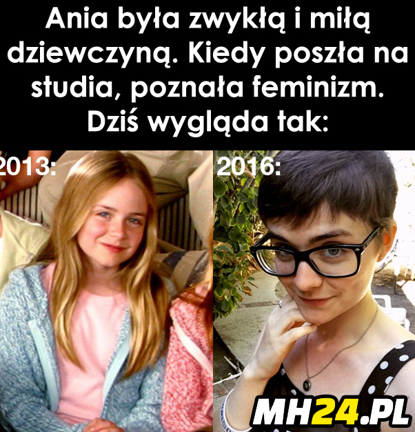 Ania postanowiła zostać feministką... Obrazki   