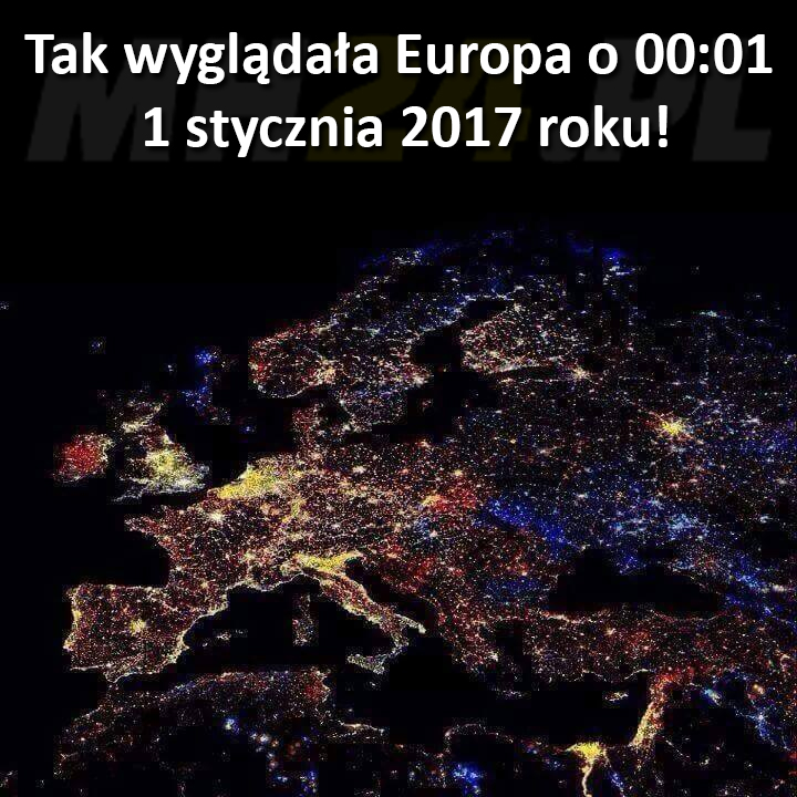 Europa w Nowy Rok