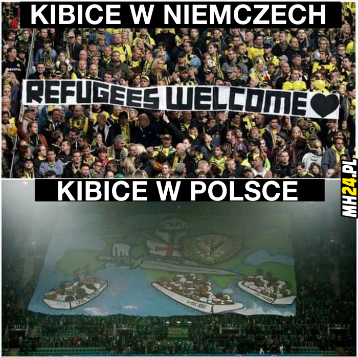 Kibice w Niemczech vs kibice w Polsce