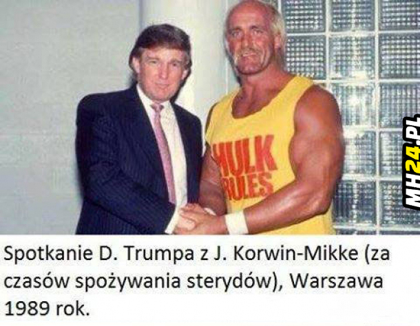 Spotkanie Donalda Trumpa i Janusz Korwin-Mikke xD Obrazki   