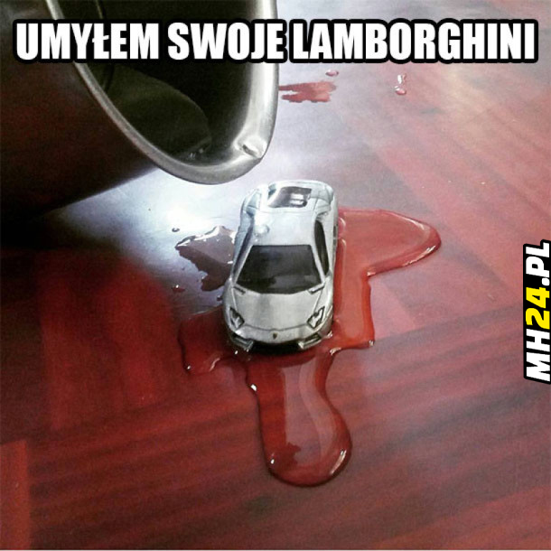 Umyłem swoje Lamborghini
