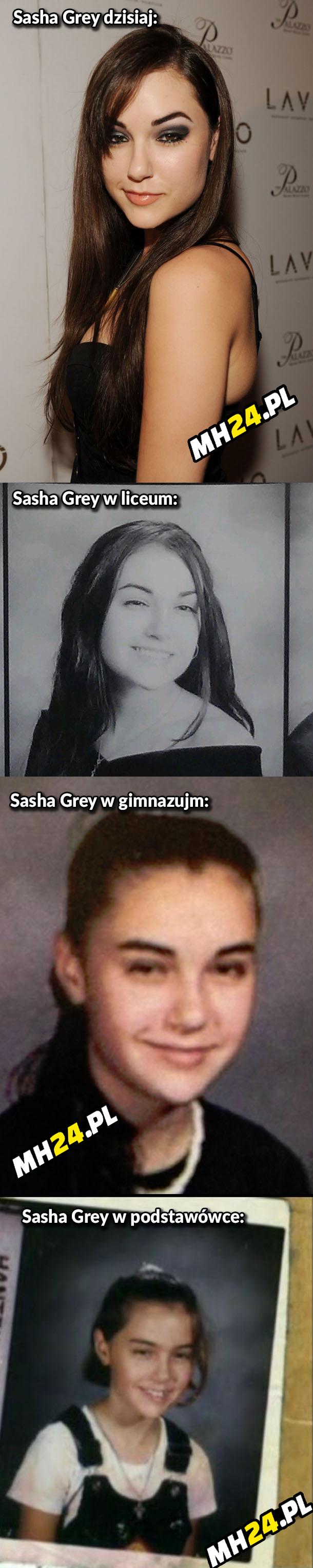 Sasha Grey dziś i dawniej Obrazki   