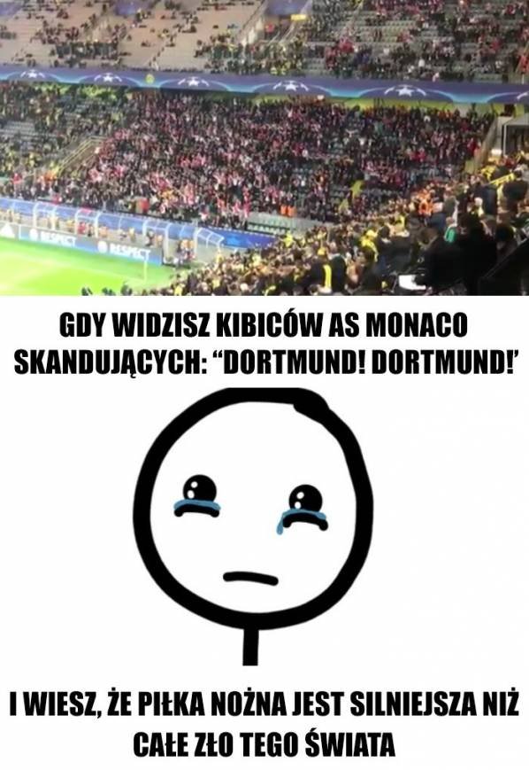 Tak fani Monaco wspierali kibiców BVB! Sport   