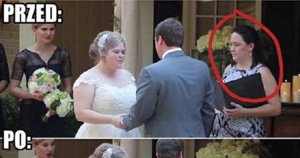 Kobieta udzielające ślubu nie wytrzymała i puściła pawia xD Video   