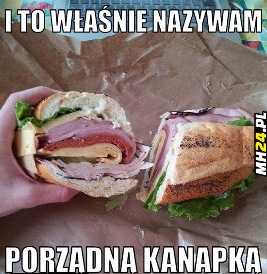 Porządna kanapka Obrazki   