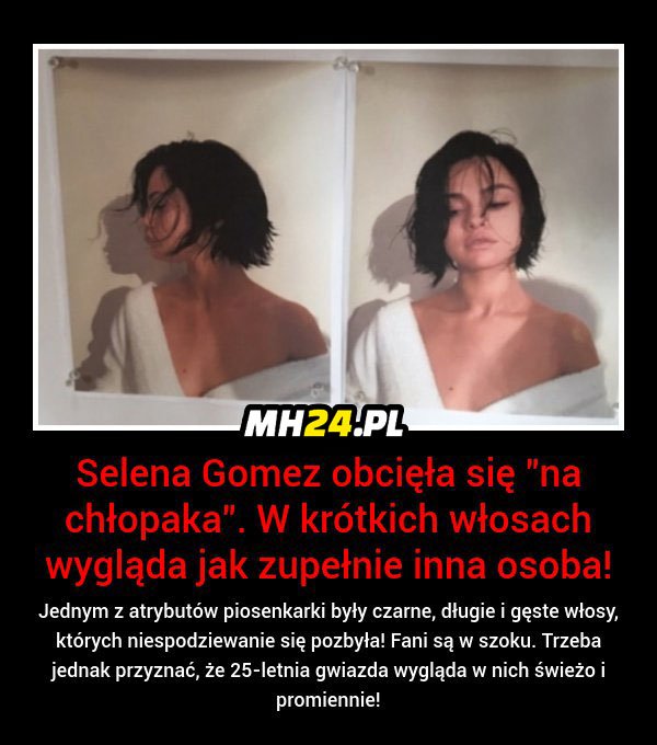 Selena Gomez obcięła... Obrazki   